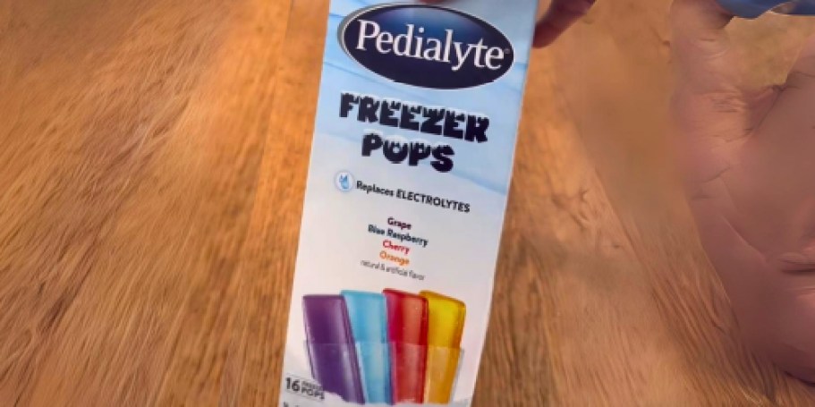 Pedialyte Freezer Pops 16-Count Just $2.99 on Amazon (Reg. $8)