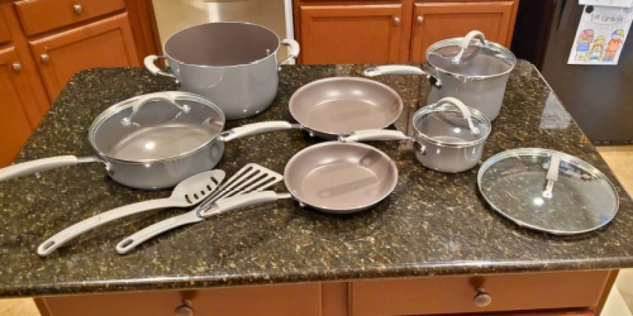 Rachael Ray Cookware 12-Piece Set Just $79.99 Shipped for Prime Members (Reg. $160)