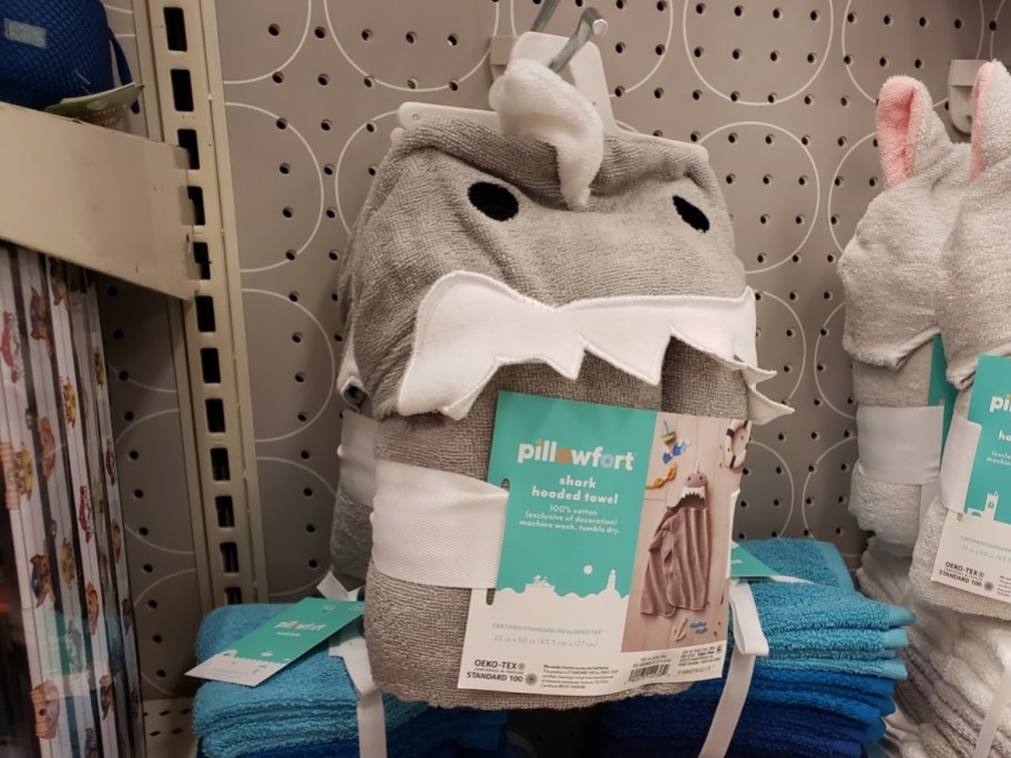 shark hooded towel Pillowfort brand at Target