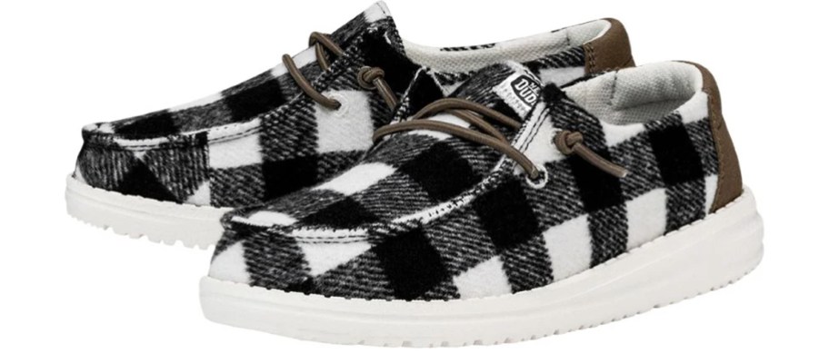black and white buffalo paid print sneakers
