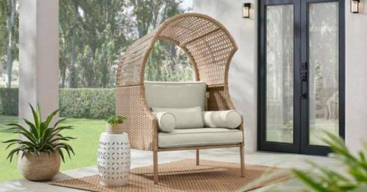 50% Off Hampton Bay Outdoor Egg Chair on HomeDepot.com – ONLY $235 (Regularly $499)
