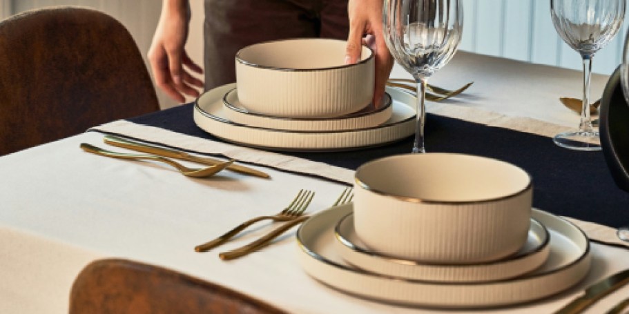 Thyme & Table 12-Piece Stoneware Dinnerware Set Just $24.98 on Walmart.com (Reg. $50)