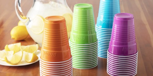 Hefty Disposable Plastic Cups 100-Count Just $8 Shipped on Amazon