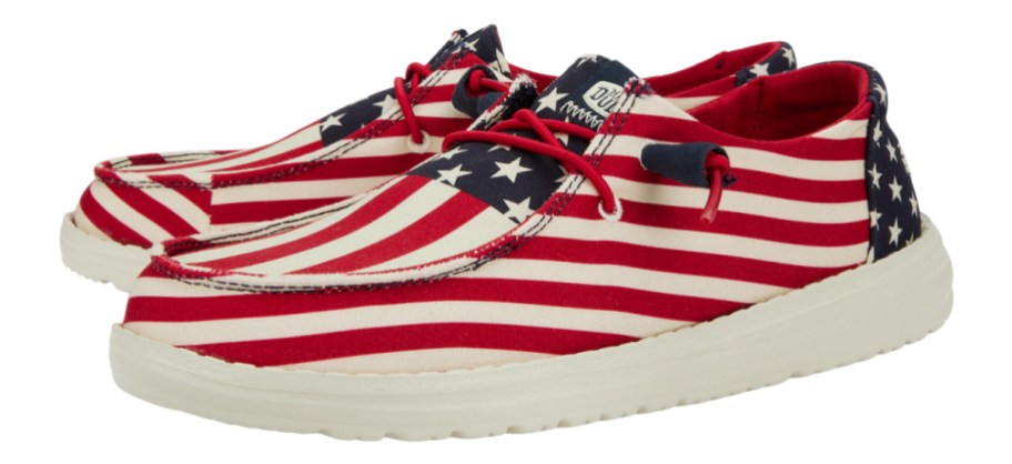 HEYDUDE Red, White & Blue Americana Shoes Are Back | Prices from $34 ...