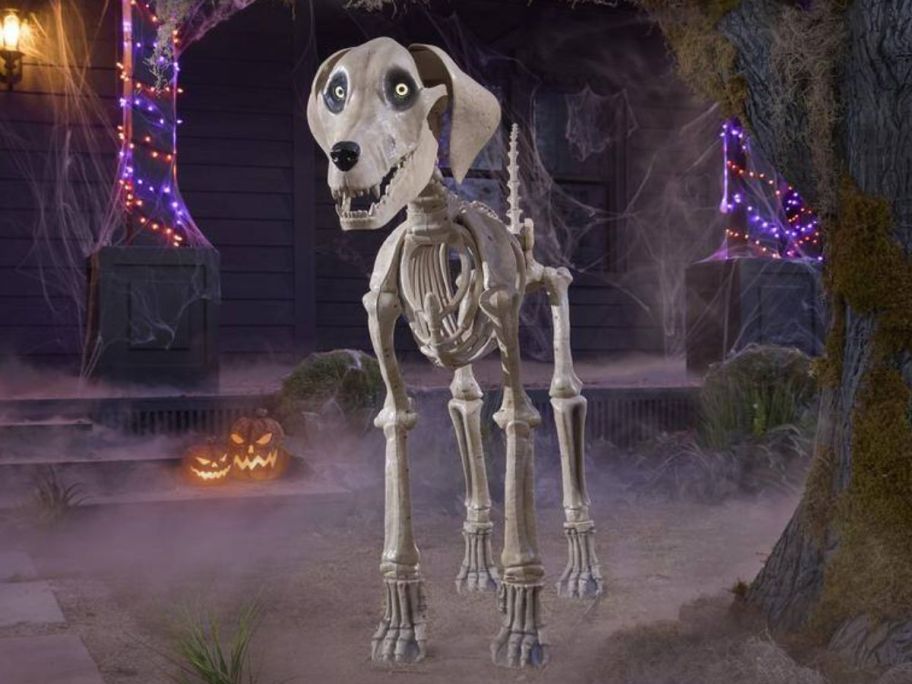 Home Depot Skeleton Dog Halloween Decoration