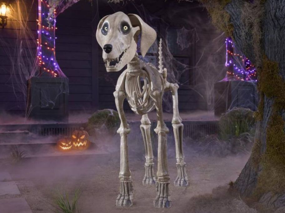 Home Depot Skeleton Dog Halloween Decoration