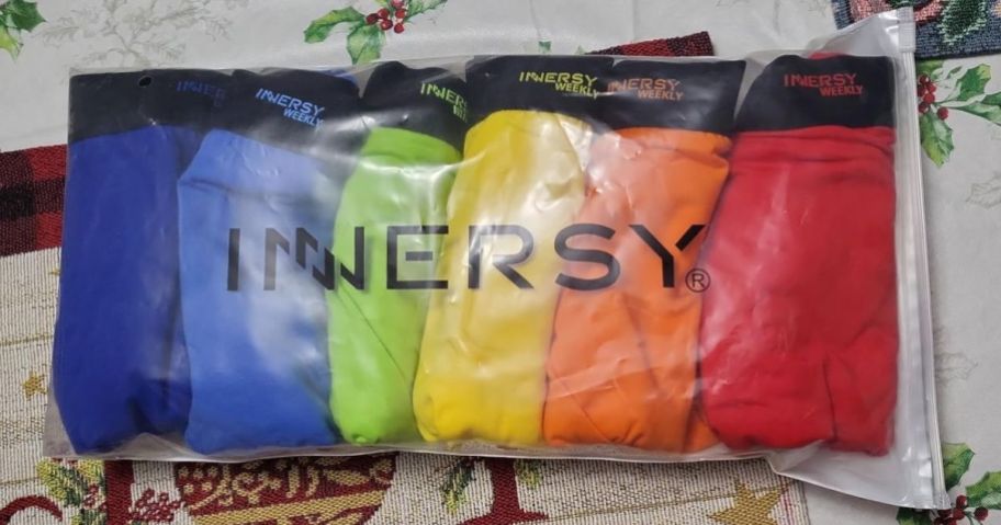 A pack of Innersy Men's Boxer Briefs
