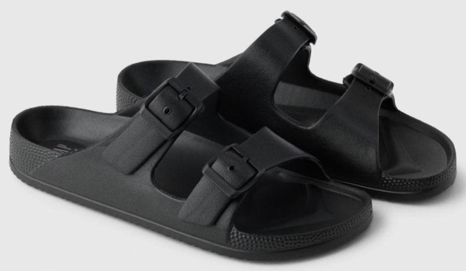 kids black eva footbrd sandals