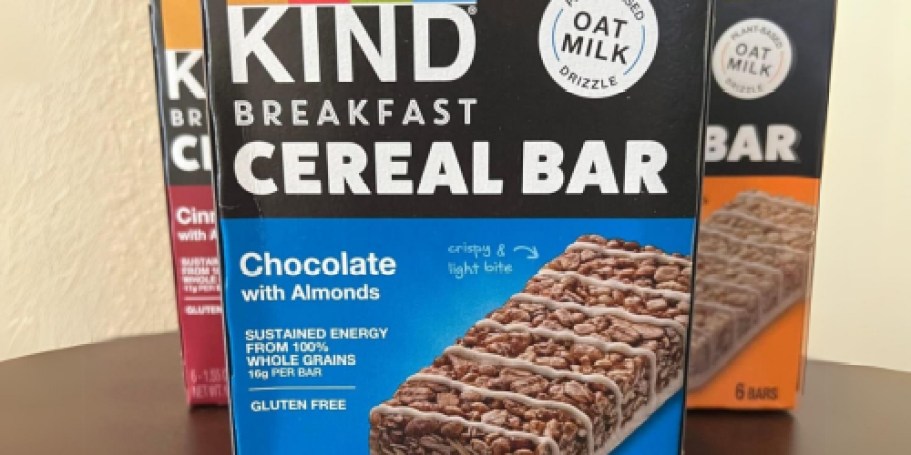 KIND Cereal Bars 6ct Just $3 Shipped on Amazon (Gluten-Free & Made with Oat Milk!)