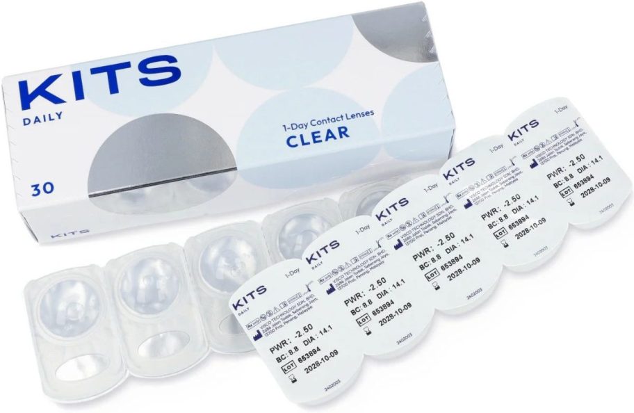 A pack of Kits Contact Lenses