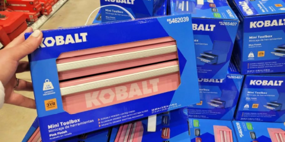 Trendy Kobalt Mini Tool Box Under $20 at Lowe’s (Perfect for Makeup, Craft Supplies, & More!)