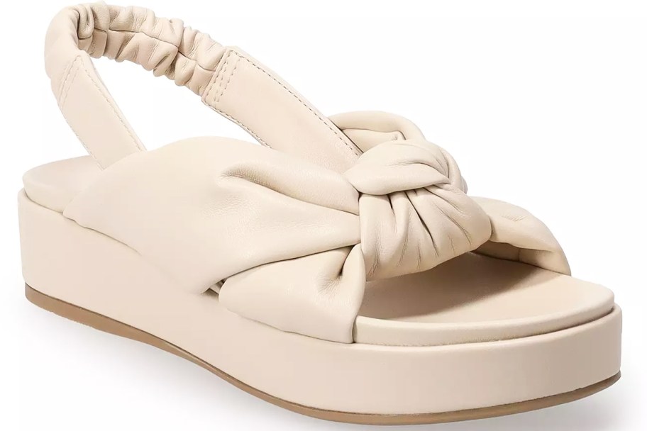 off-white platform slingback sandal