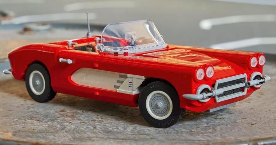 A Lego Corvette Classic Car Model 