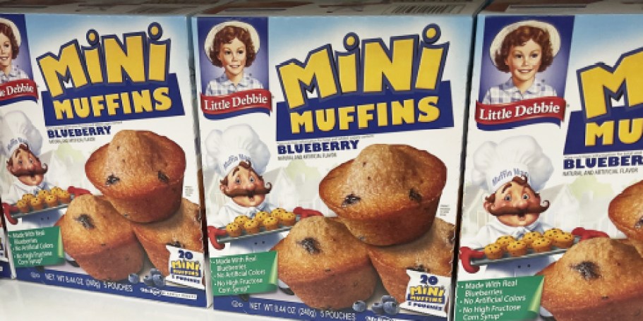 Little Debbie Blueberry Mini Muffins Just $2.37 Shipped on Amazon