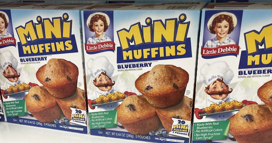 Little Debbie Blueberry Mini Muffins Just $2.37 Shipped on Amazon