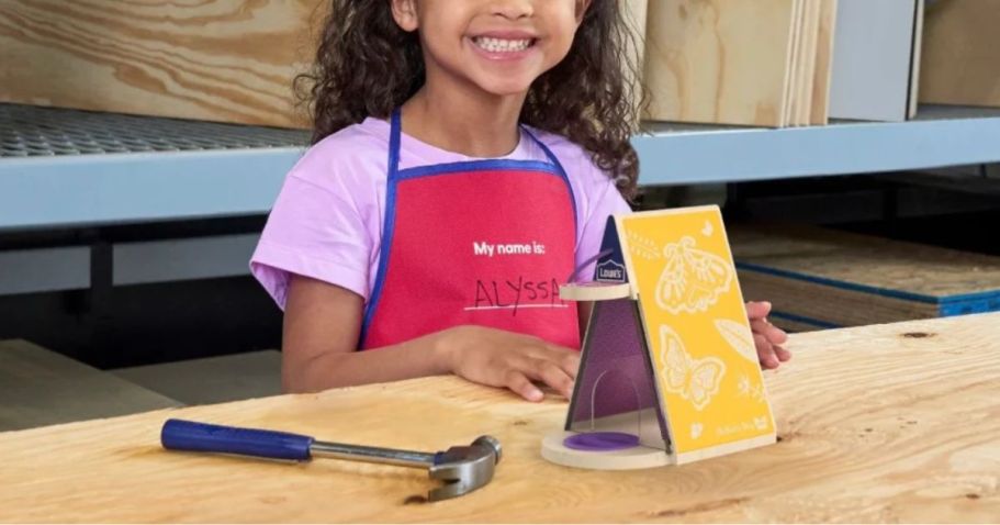 FREE Lowe’s Kids Workshop on May 4th – Register Now to Make a Butterfly Biome!