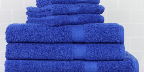 Mainstays 10-Piece Bath Towels Set Only $9.70 on Walmart.com (Regularly $32)