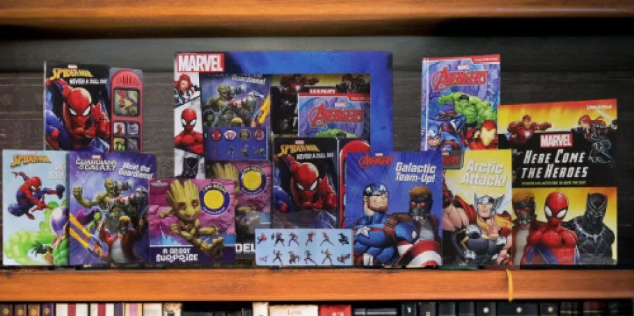 Marvel Deluxe Gift Set Only $14.99 (Reg. $40) on Kohls.com – Includes 8 Books & 100 Stickers!