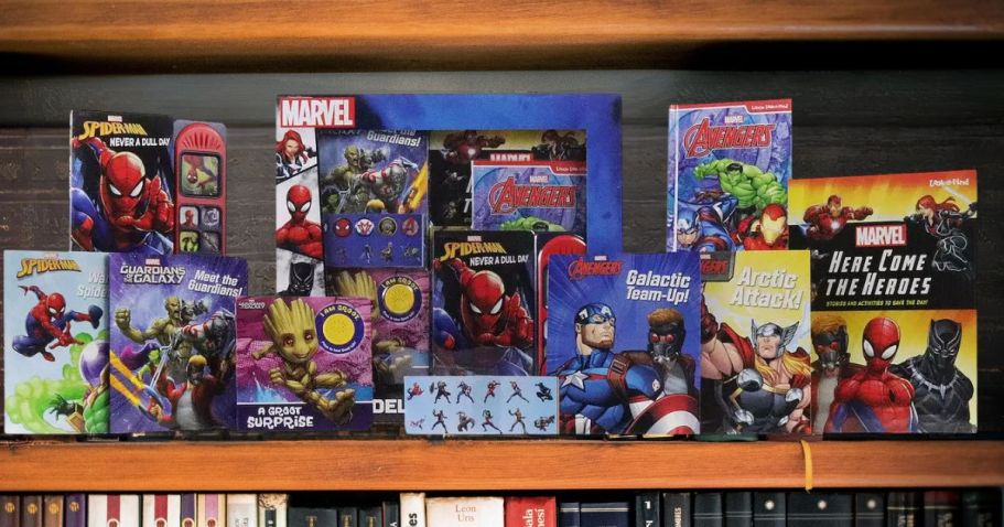 Marvel Deluxe Gift Set Only $14.99 (Reg. $40) on Kohls.com – Includes 8 Books & 100 Stickers!