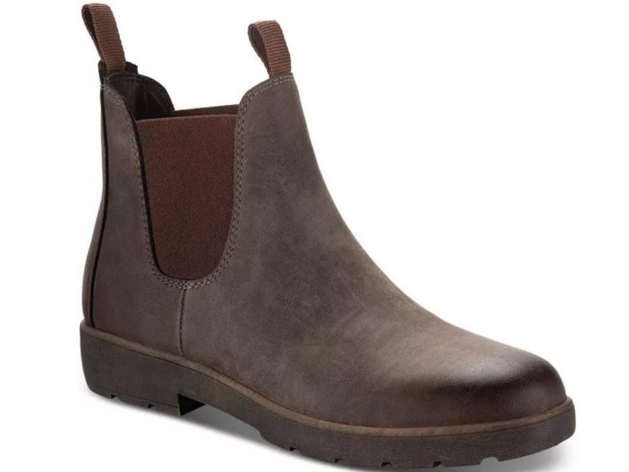 Sun + Stone Men's Hawkes Pull-On Chelsea Boots stock image