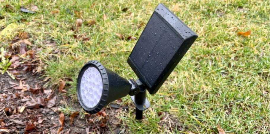 50% Off Solar Powered Spotlights 6-Pack + Free Shipping for Amazon Prime Members