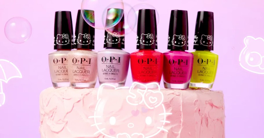 OPI Hello Kitty Nail Polish Only $5.70 Shipped on Amazon (Regularly $12)