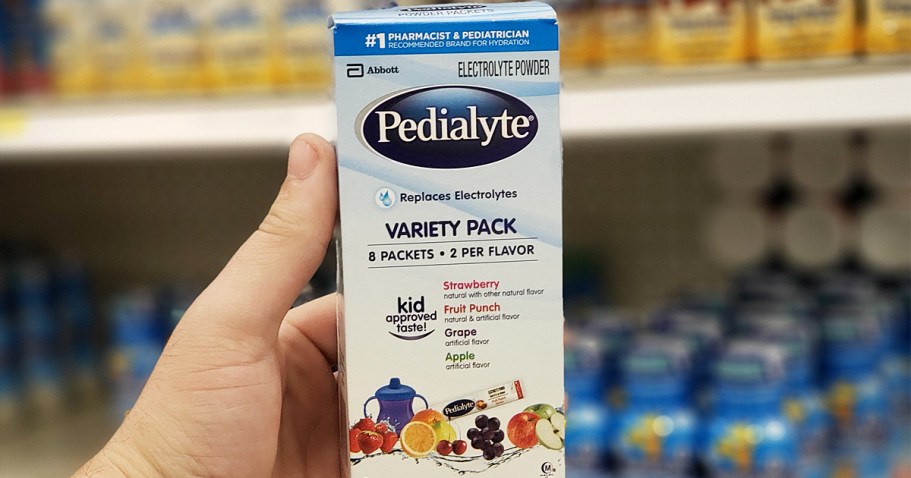 Pedialyte Electrolyte Powder Packets 24-Count Only $9.73 Shipped on Amazon (Reg. $27)