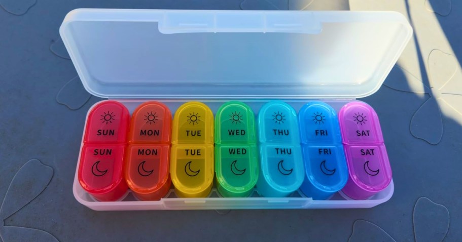 Daily Pill Organizer Just $4.55 Shipped for Amazon Prime Members (Reg. $10)