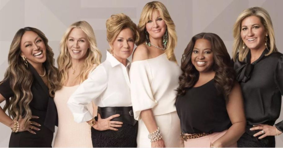 6 women on QVC's quintessential 50 panel of women over 50 including Jennie Garth, Kathy Lee Gifford, and Sandra Lee