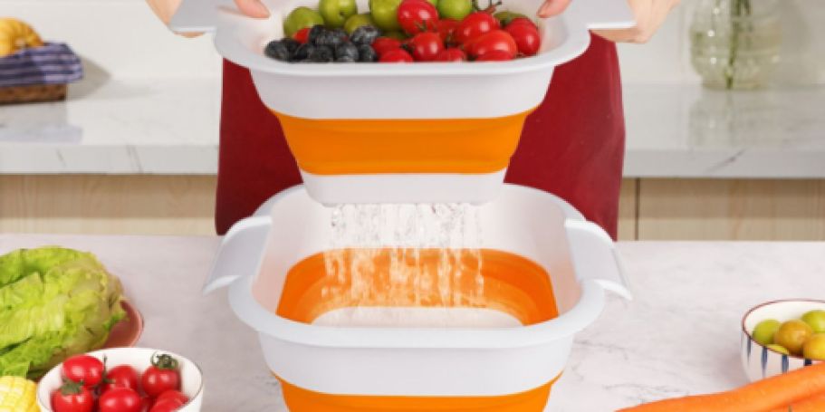 Collapsible Colander Set Only $11.96 on Amazon (Regularly $19)