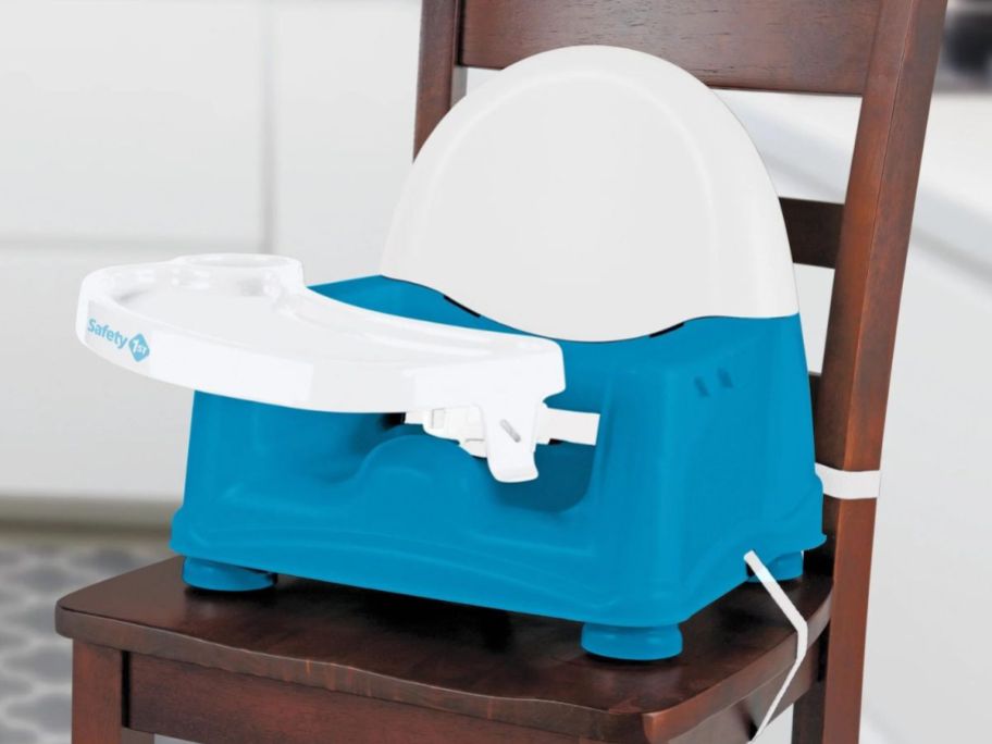 A Blue Safety 1st Booster Seat