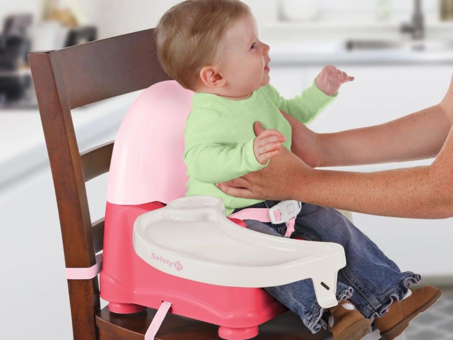 Safety 1st Booster Seat w/ Swing Tray JUST $19.76 on Amazon | Compact & Easy to Clean