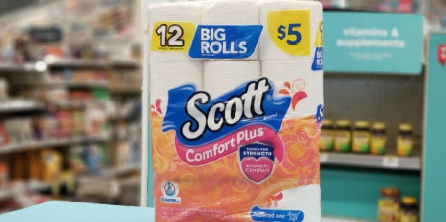 Scott Toilet Paper 12-Pack or Paper Towels 4-Pack Just $2.75 on Walgreens.com