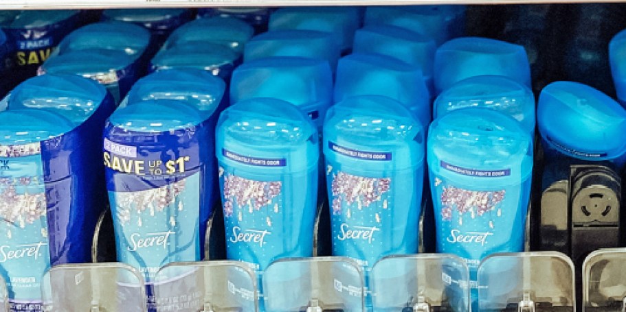 Secret Deodorant 3-Pack Only $11 Shipped on Amazon