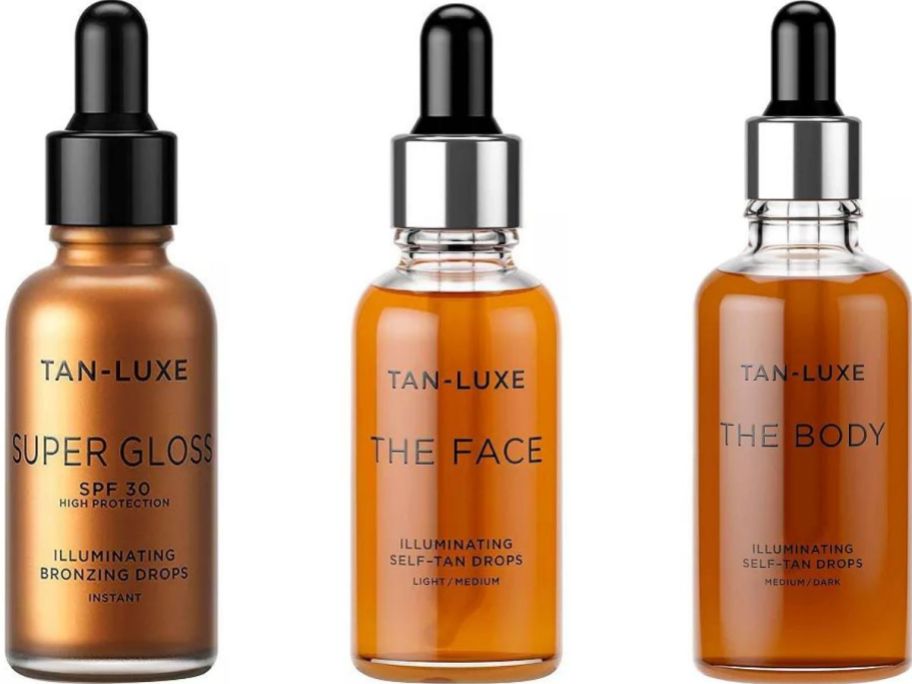 Stock images of Tan Luxe Drops