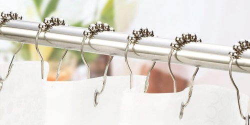 Stainless Steel Shower Curtain Rings 12-Count Only $1.73 on Walmart.com (Reg. $11)