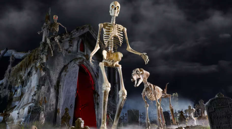 Home Depot Giant Skeleton Halloween Decorations Return Tomorrow (Will Sell Out!)