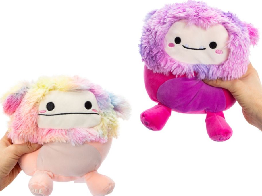 Stock images of 2 Bigfoot Squishmallows from Five Below