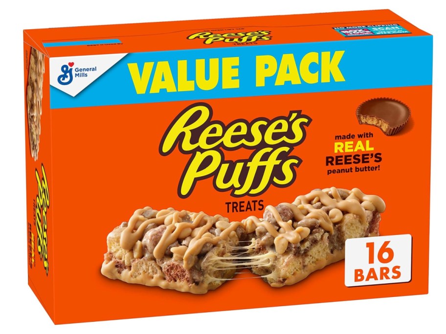 Stock image of Reeses Puff 16 pack bar