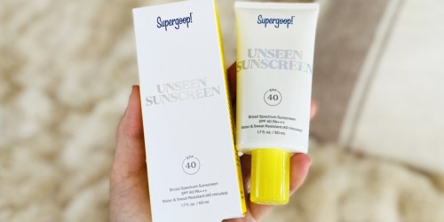 *HOT* TWO Supergoop Sunscreens Just $10.98 Shipped – Only $5.49 Each!