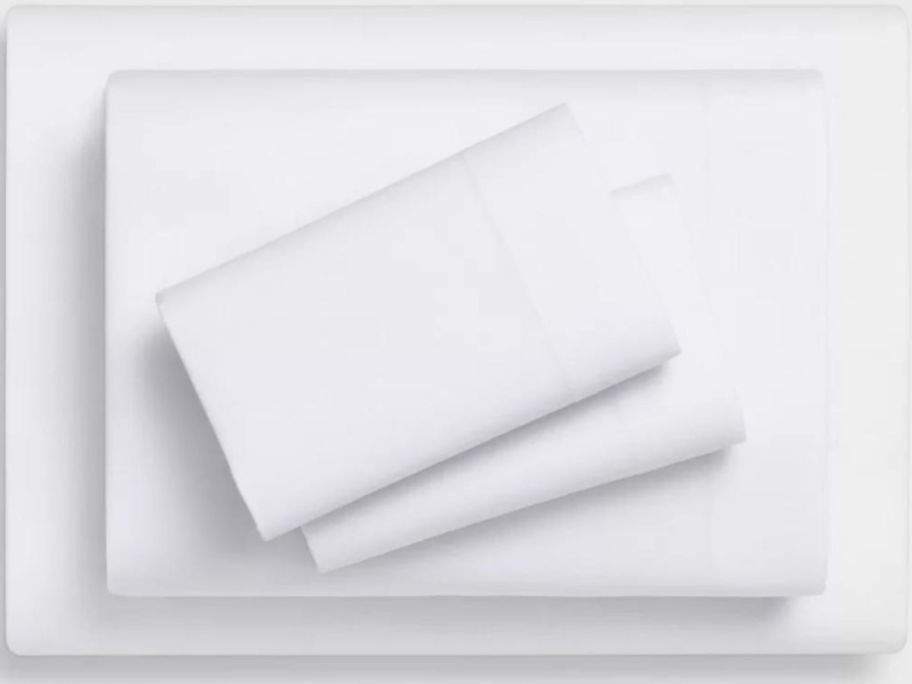 Stock image of Room Essentials Twin/Twin XL Easy Care Sheet Set in White