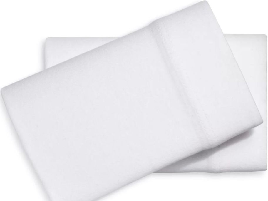 Stock image of Room Essentials Jersey Standard Pillowcase Set in White