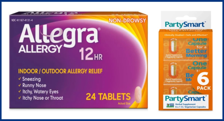 allergy medicine and hangover pills