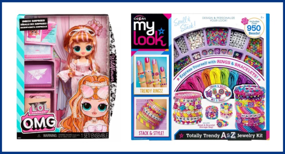 toy doll and nail set