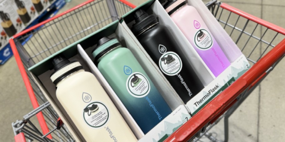 ThermoFlask 40oz Water Bottles 2-Pack Only $19.99 at Costco