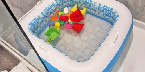 Toddler Inflatable Pool Just $12.98 on Amazon | Doubles as a Ball Pit or Portable Bath
