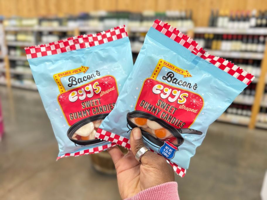 Trader Joe's Bacon & Eggs Shaped Sweet Gummy Candies