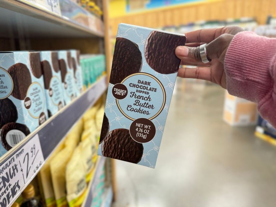 Trader Joe's Dark Chocolate French Butter Cookies