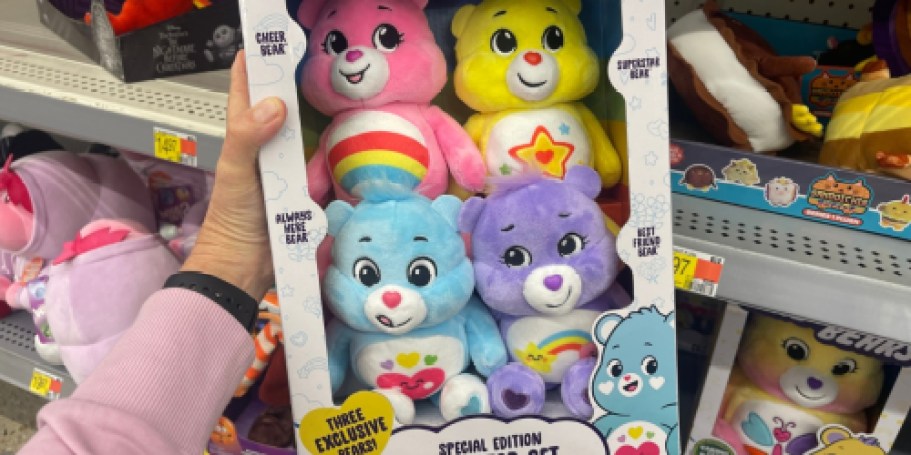 Care Bears Collector Set 4-Pack Just $19.97 on Walmart.com (Includes 3 RARE Care Bears)