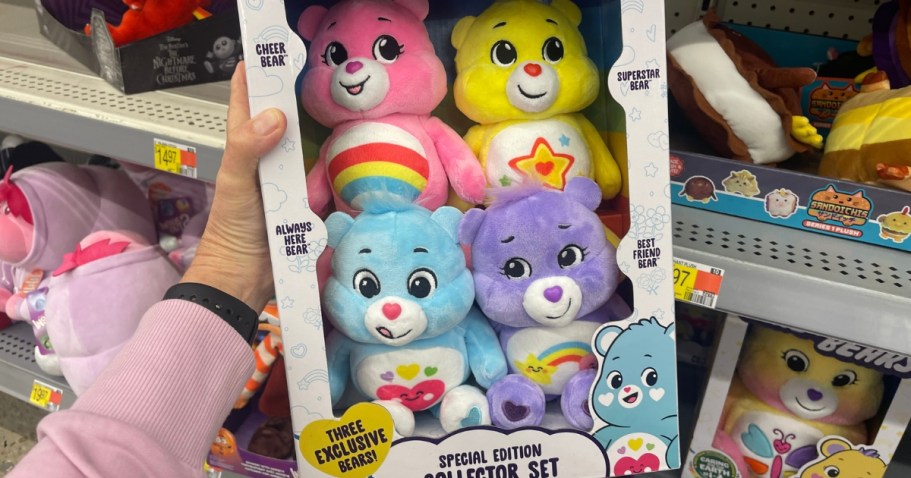 Care Bears Collector Set 4-Pack Just $19.97 on Walmart.com (Includes 3 RARE Care Bears)